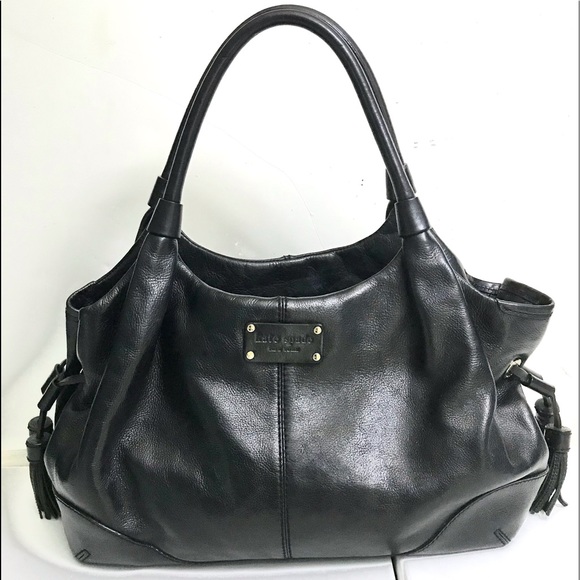 kate spade Handbags - Kate Spade Leather Purse Black Large Purse